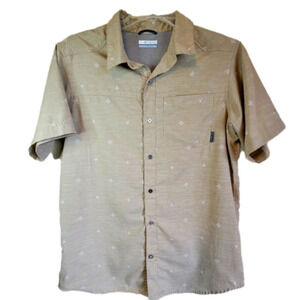 𝅺COLUMBIA Omni-Wick Short Sleeve Button Up Size Med